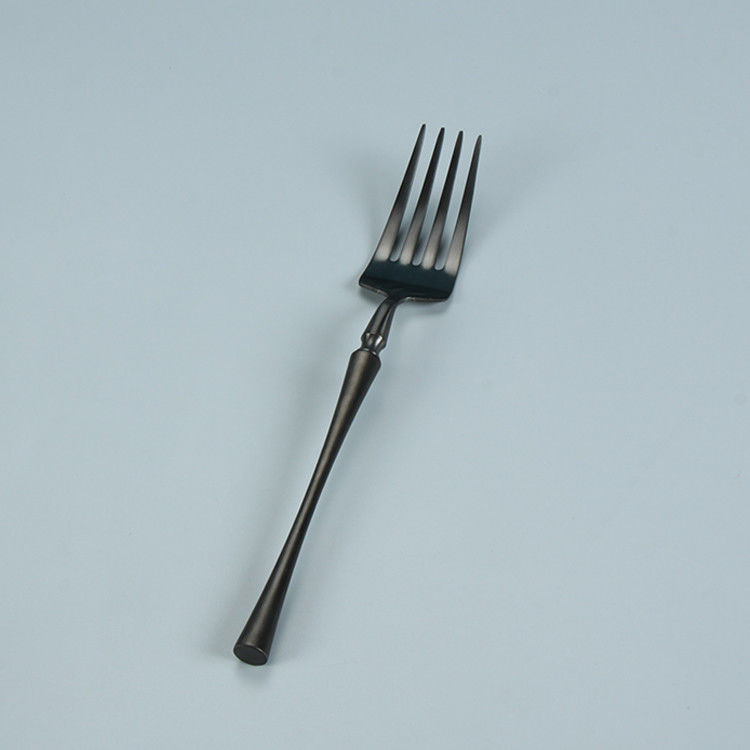 Matte Black Stainless Steel Cutlery For 4 Include Knife