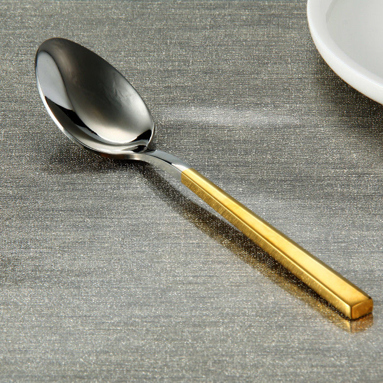 20pcs Stainless Steel Titanium Plating Golden Cutlery Set