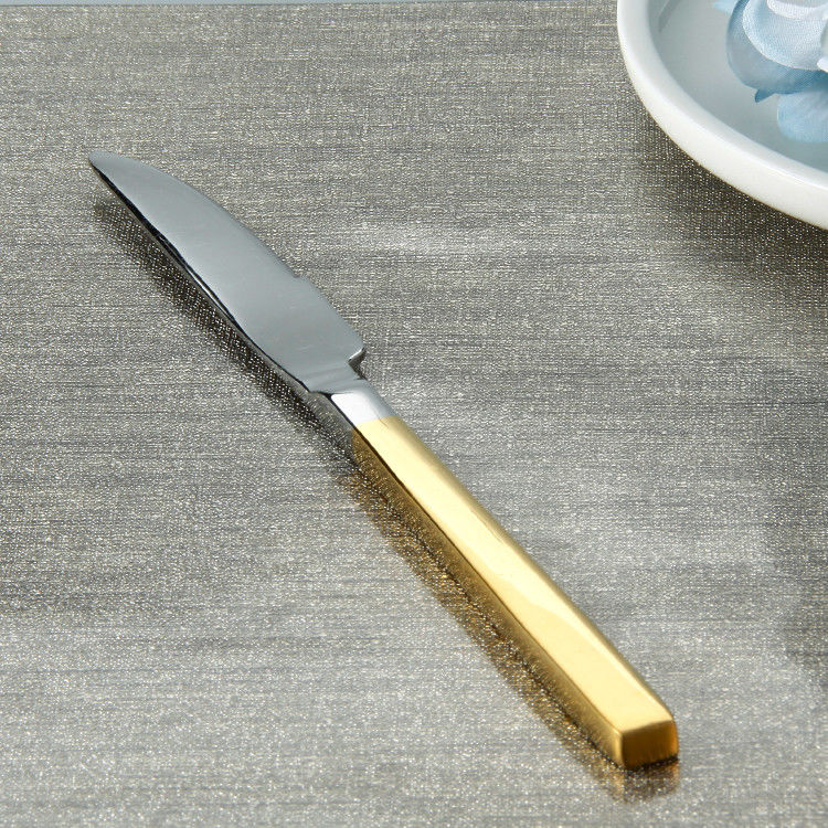 20pcs Stainless Steel Titanium Plating Golden Cutlery Set